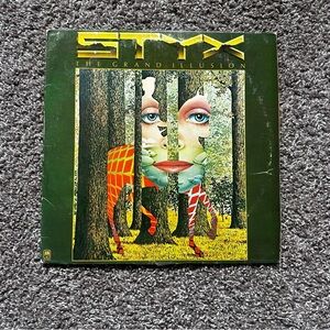 Vintage 1977 STYX The Grand Illusion Vinyl Record